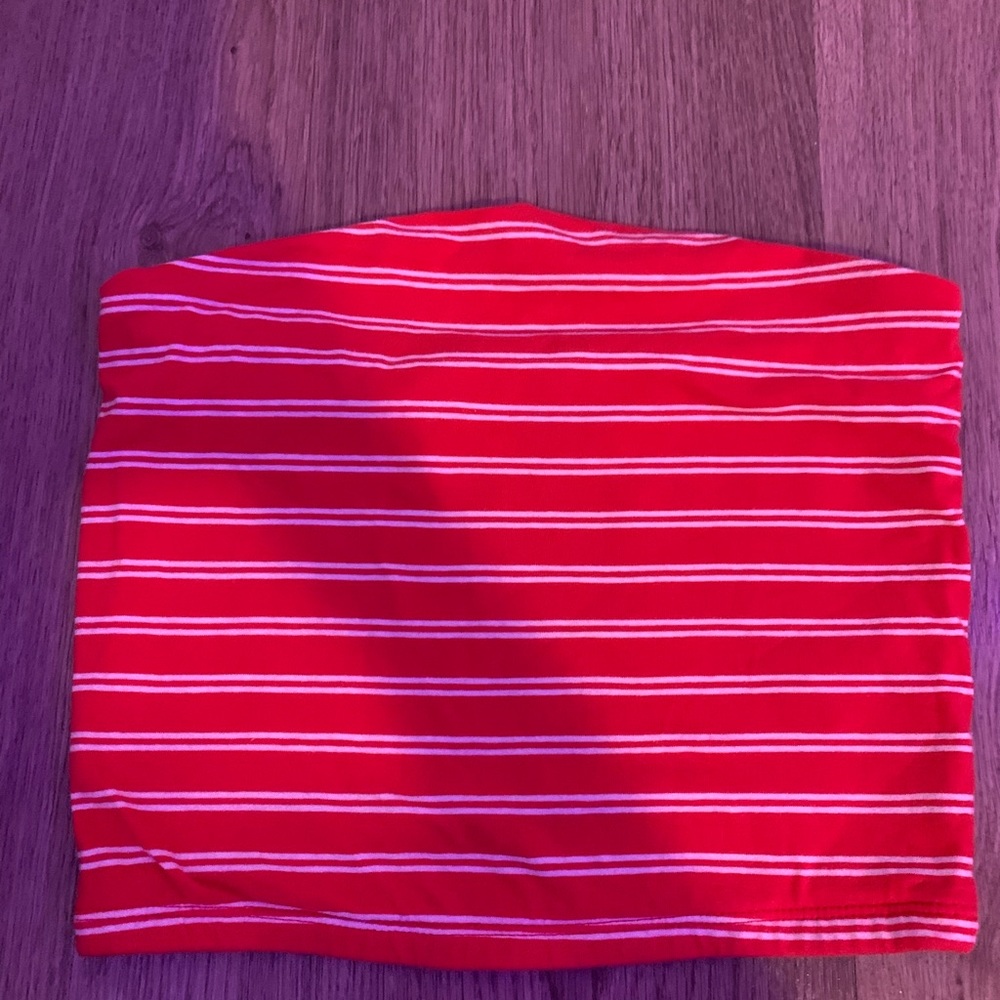 Striped wild fable tube top